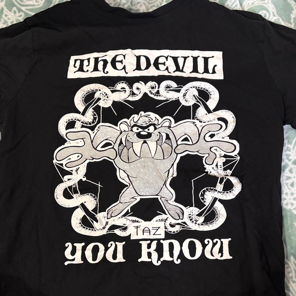 Warner Bros. Black Taz Graphic Tee